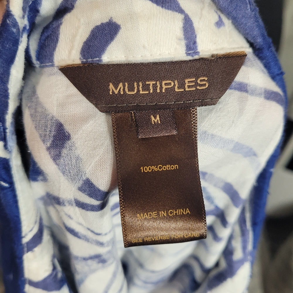 Multiples Womens Button-Down Tunic Asymmetrical H… - image 4